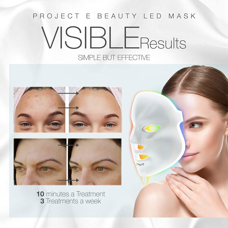 Козметична LED маска за лице - Маска за фотодинамична терапия