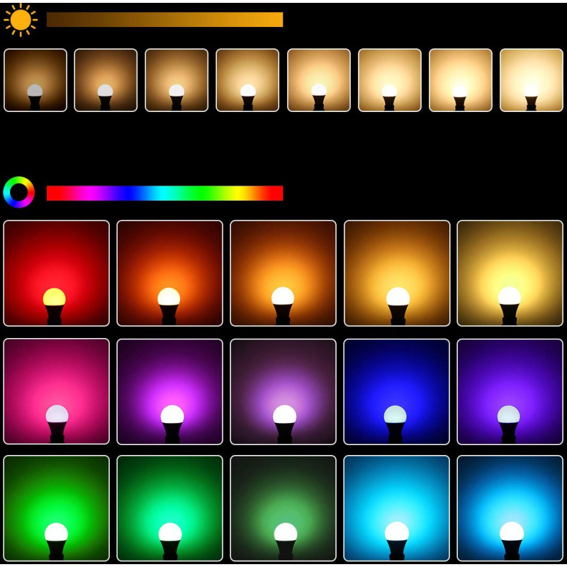 Крушка RGB с дистанционно