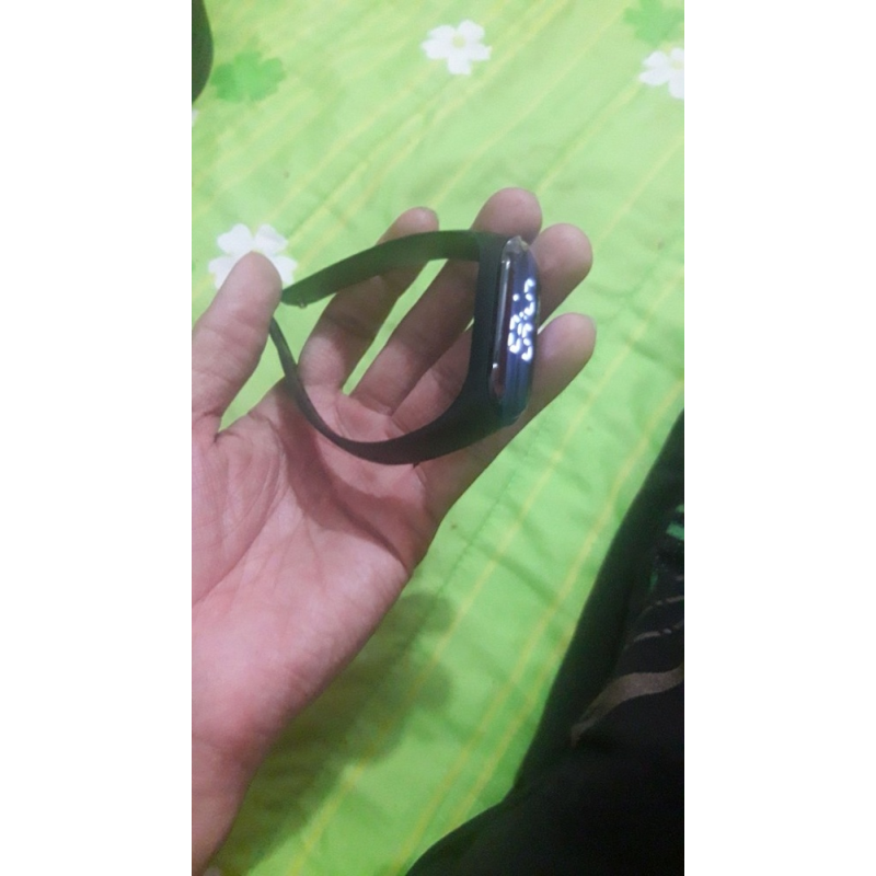 Спортен LED часовник - Син цвят, силиконова каишка