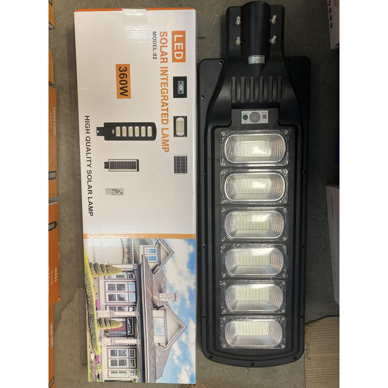 Соларна LED лампа със сензор за движение 360W