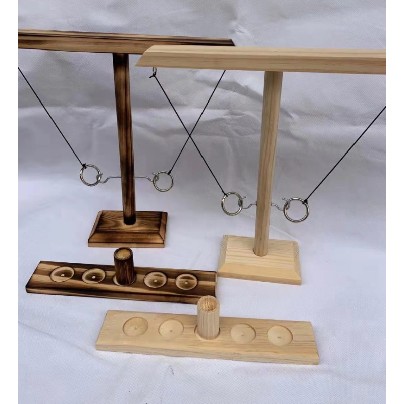 Игра с шотове и кукички – дървена