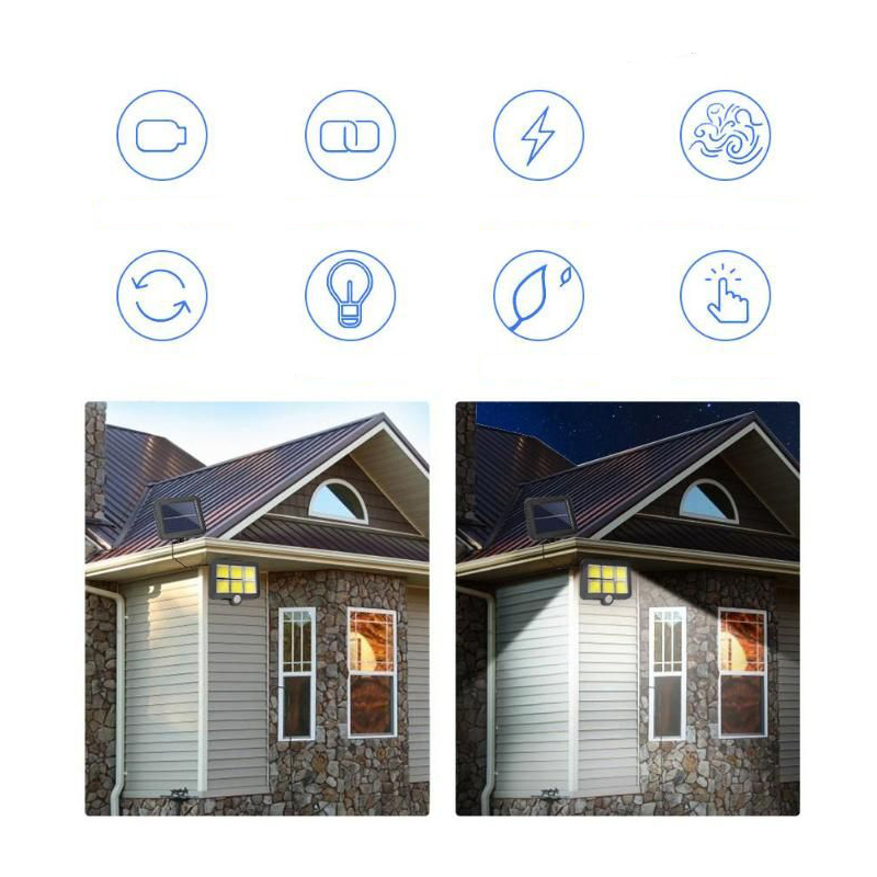 LED соларна лампа – квадратна BG-105