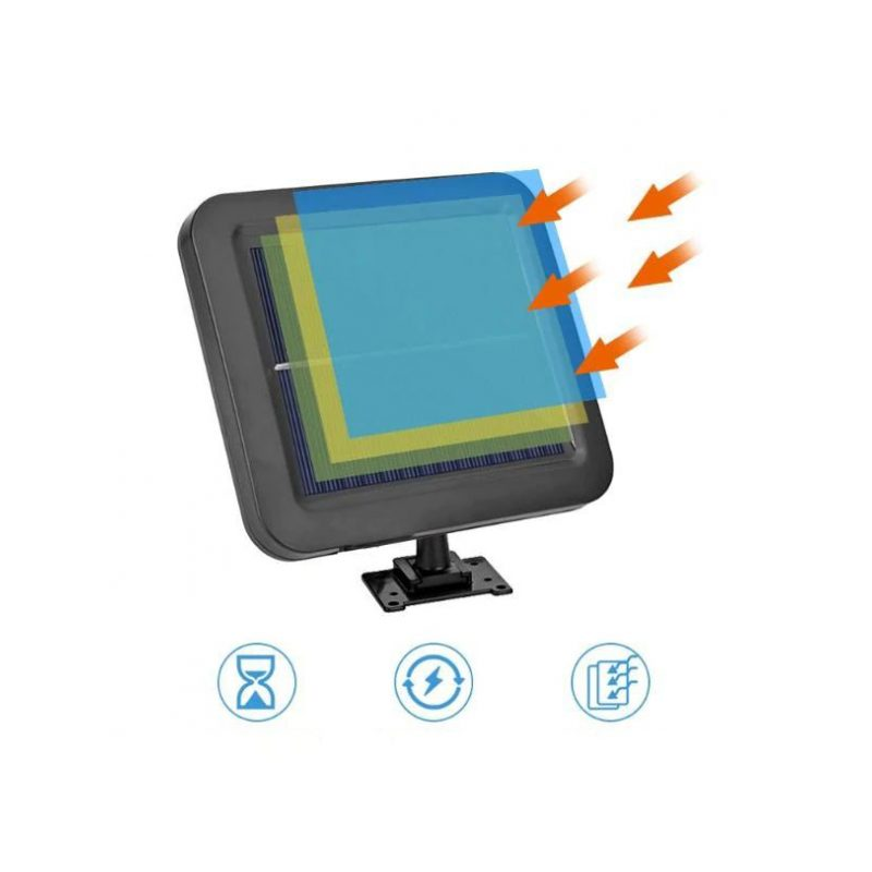 LED соларна лампа – квадратна BG-105