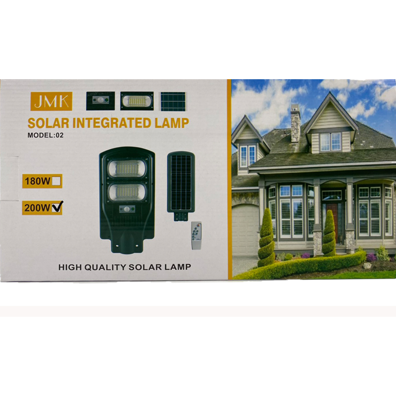 Улична соларна LED лампа с датчик за движение 200W