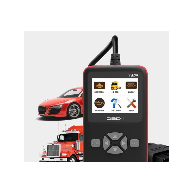 Устройство за диагностика на камиони и автомобили