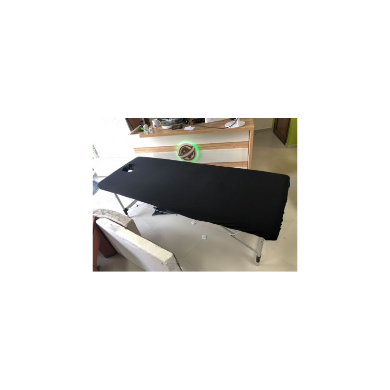 Покривало за масажна кушетка - Черен цвят