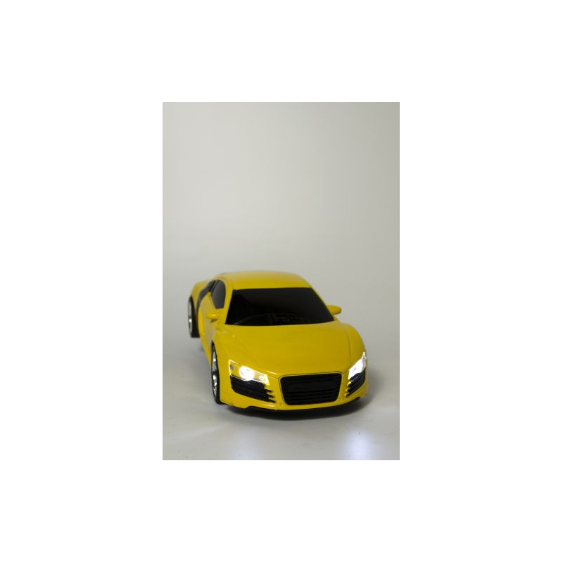 Детска количка с дистанционно управление и светещи фарове