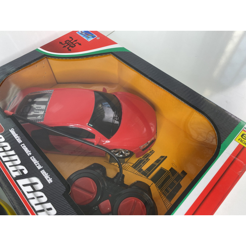 Детска количка с дистанционно управление и светещи фарове