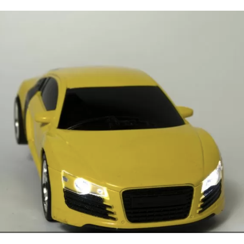 Детска количка с дистанционно управление и светещи фарове