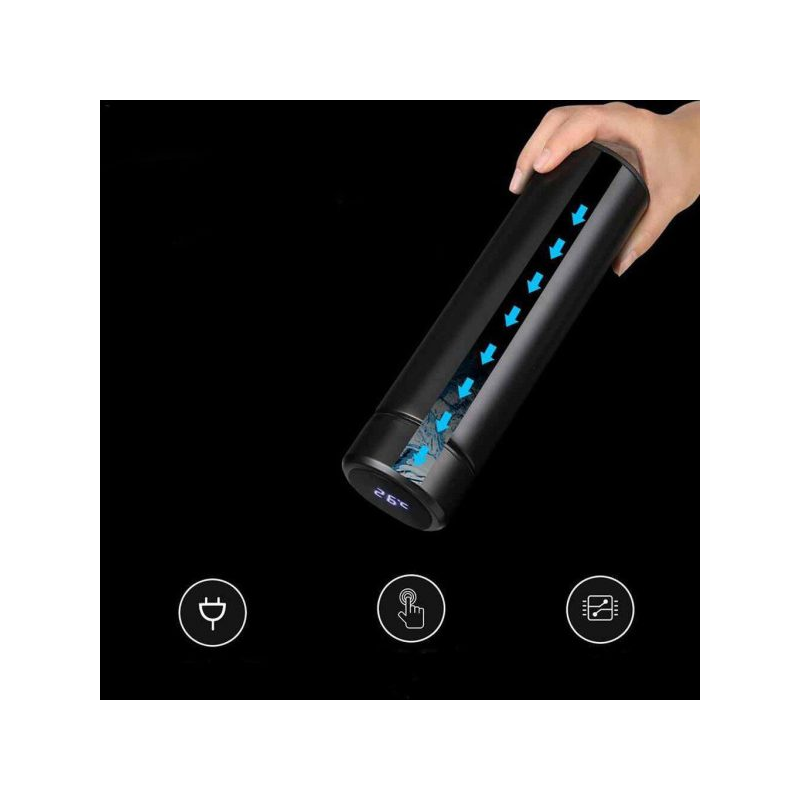 Термо чаша с LED дисплей
