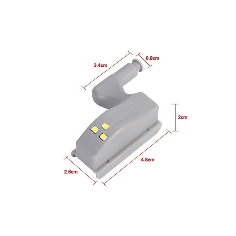 LED лампа за монтиране върху панта на шкаф и други мебели