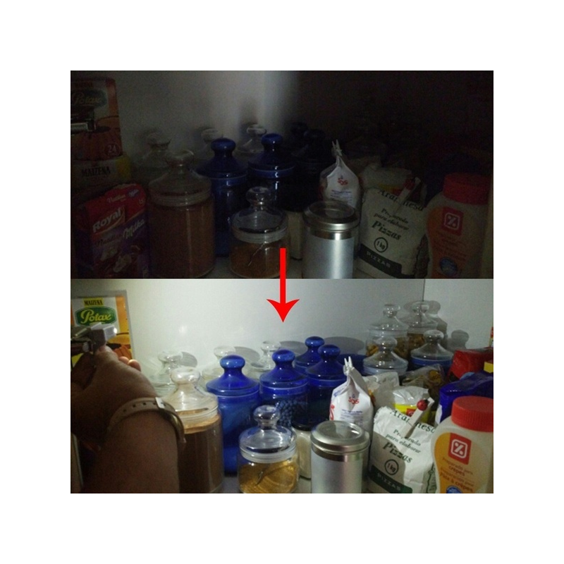 LED лампа за монтиране върху панта на шкаф и други мебели