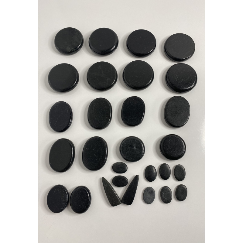 Вулканични камъни за масаж 28 броя