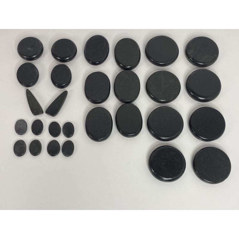 Вулканични камъни за масаж 28 броя