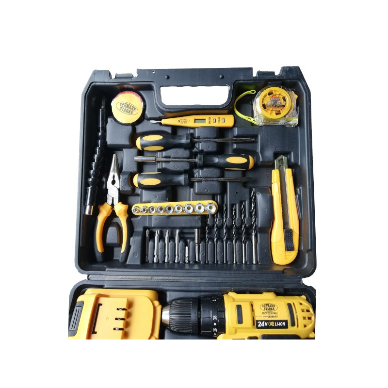 Немски акумулаторен винтоверт Vermark Strake 24V с 2 батерии