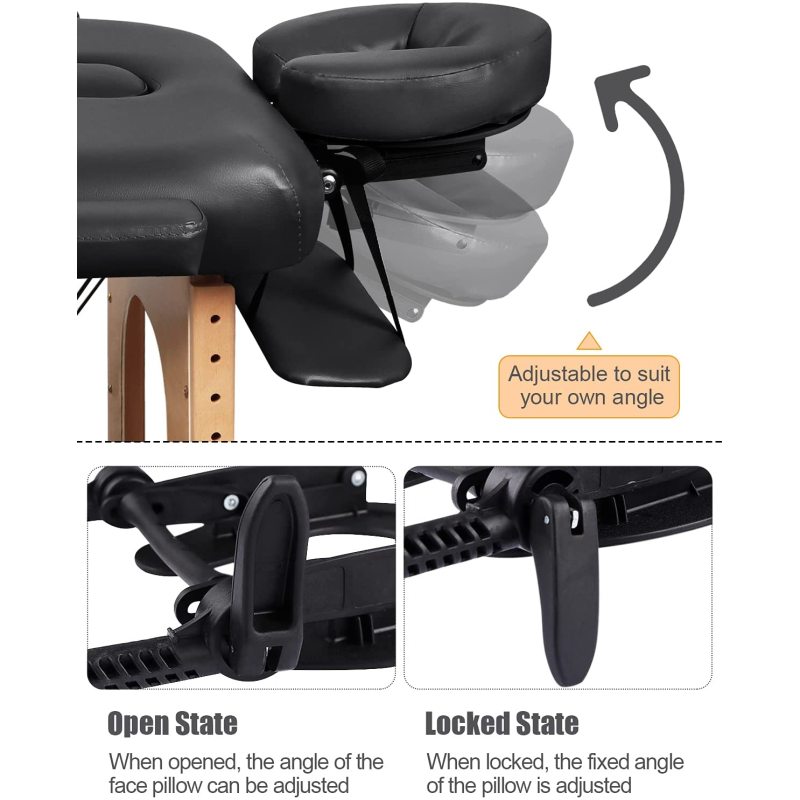 Възглавничка със стойка за масажна кушетка, универсална