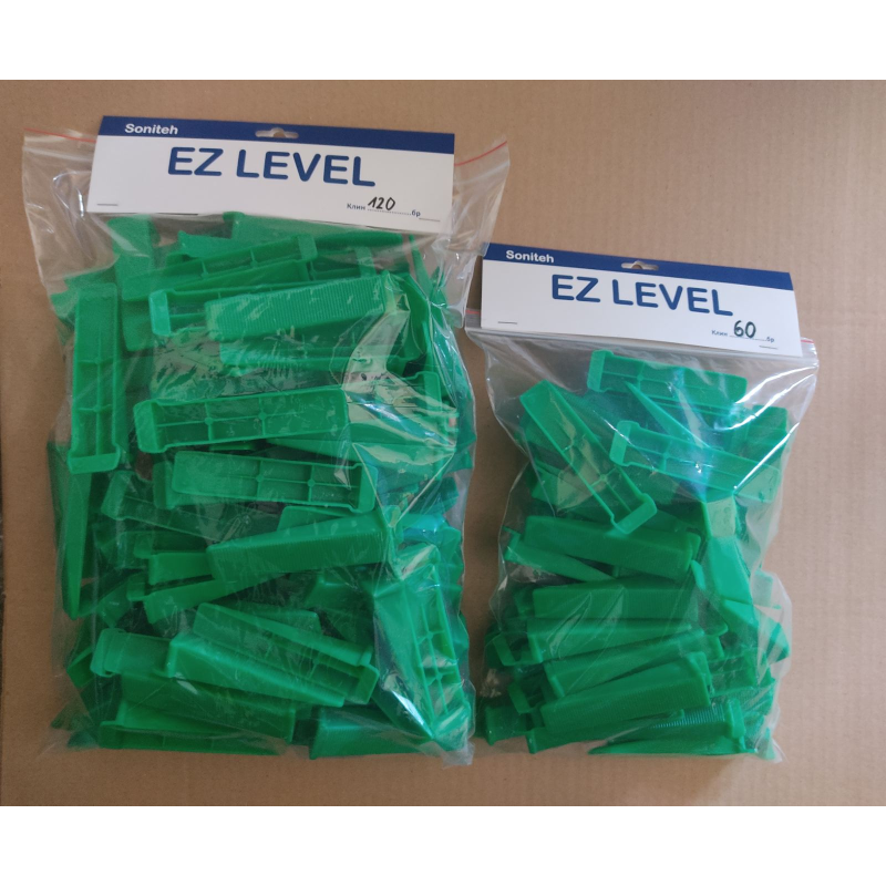 Клинове за нивелиране на плочки - 120 броя