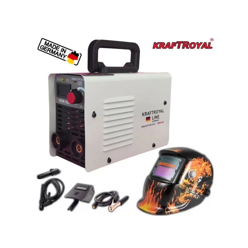 Инверторен Електрожен 350A с дислей + Соларна маска подарък