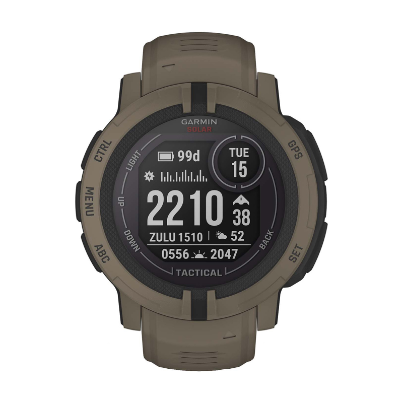 Часовник Garmin Instinct 2 Solar Tactical Edition - Coyote Tan 010-02627-04