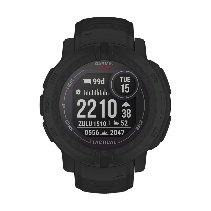 Часовник Garmin Instinct 2 Solar Tactical Edition - Black 010-02627-03