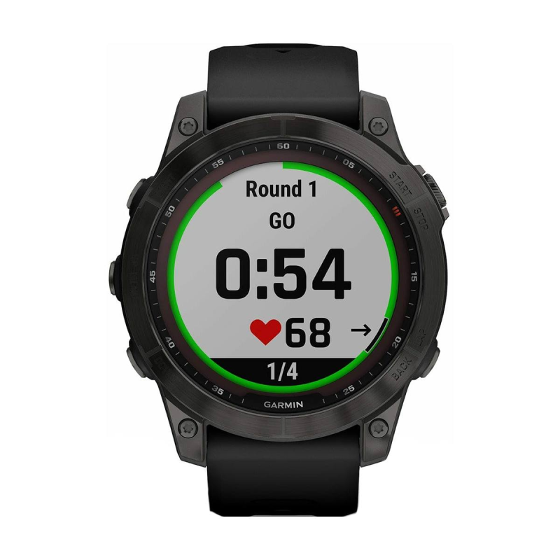 Часовник Garmin Fenix 7 Sapphire Solar Carbon Grey DLC Titanium/Black 010-02540-21