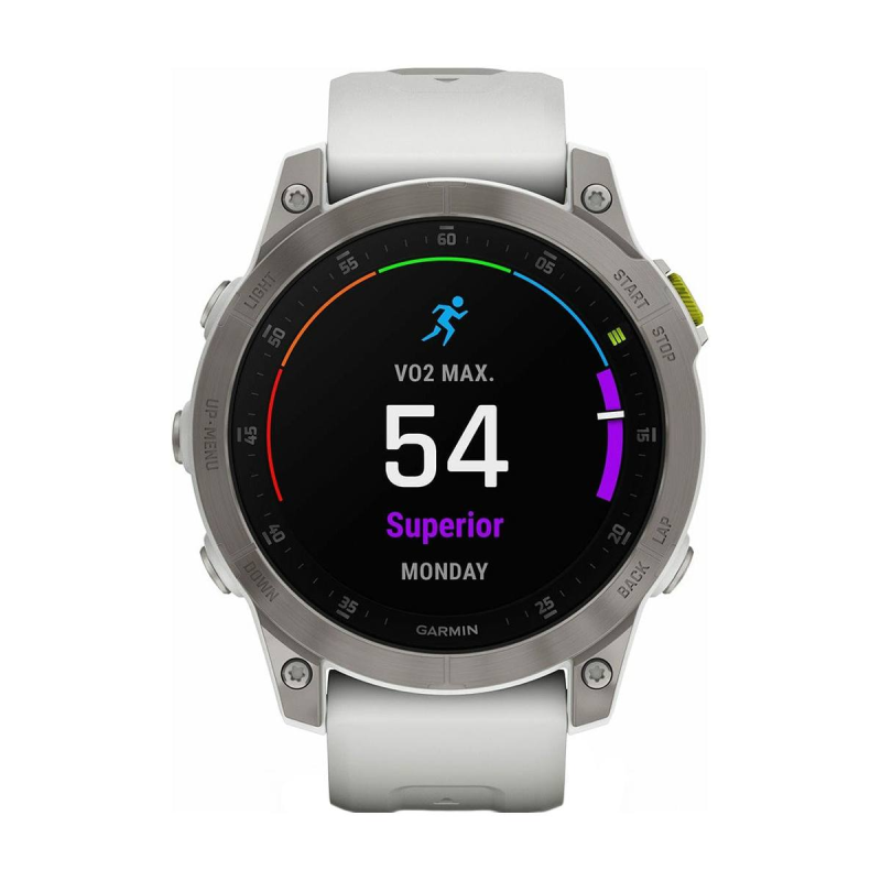 Часовник Garmin Epix Gen 2 Sapphire Carrera White/Titanium 010-02582-21