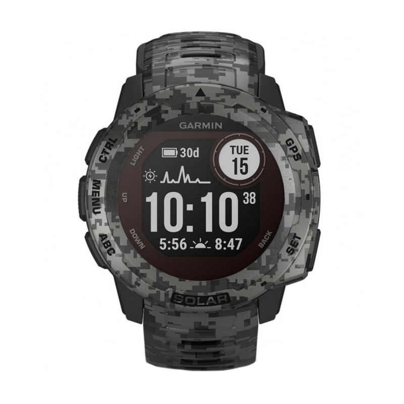Часовник Garmin Instinct Solar Graphite Camo 010-02293-05