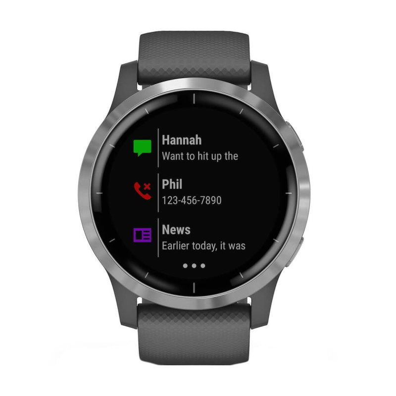 Часовник Garmin Vivoactive 4 Shadow Grey/Silver 010-02174-04