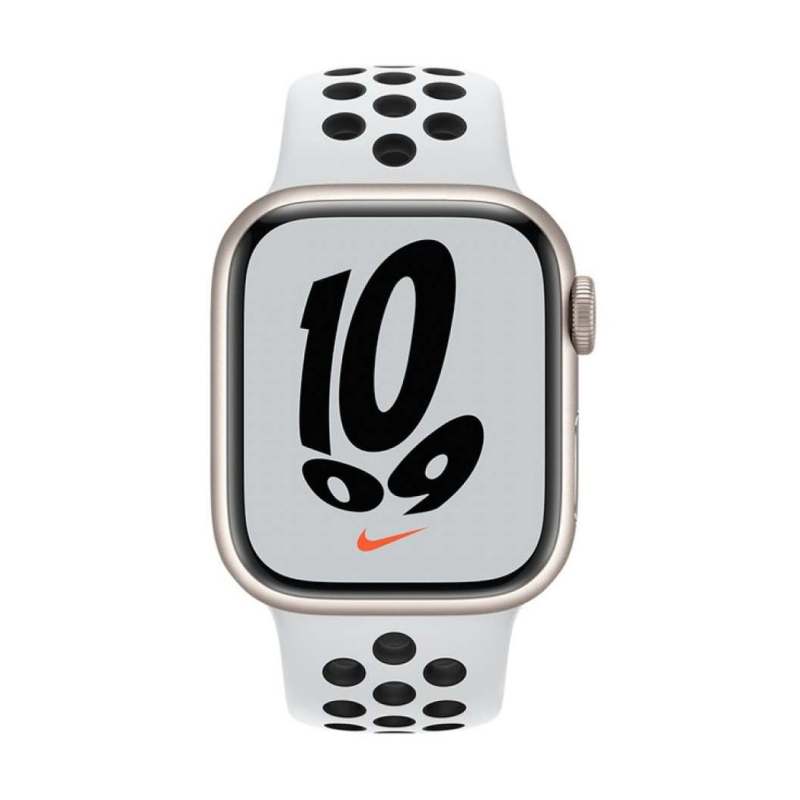 Смарт часовник Apple Watch Nike Series 7 GPS, 41 мм, MKN33BS/A