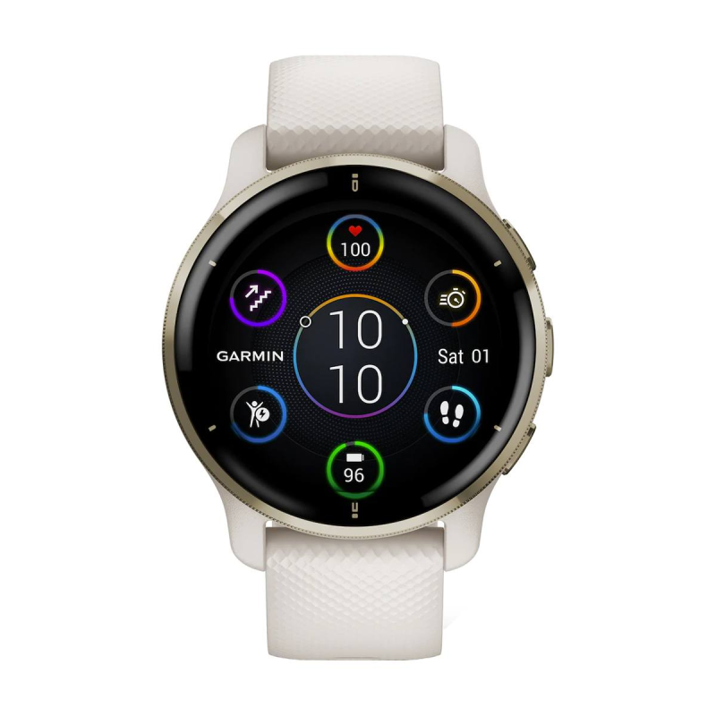Часовник Garmin Venu 2 Plus Cream Gold/Ivory 010-02496-12