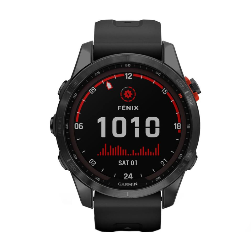 Часовник Garmin Fenix 7S Solar Slate Gray/Black 010-02539-13