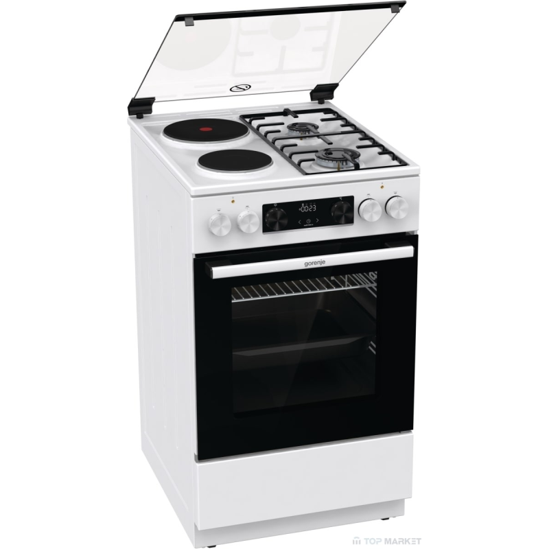 Готварска печка GORENJE GK5C61WF на ток и газ