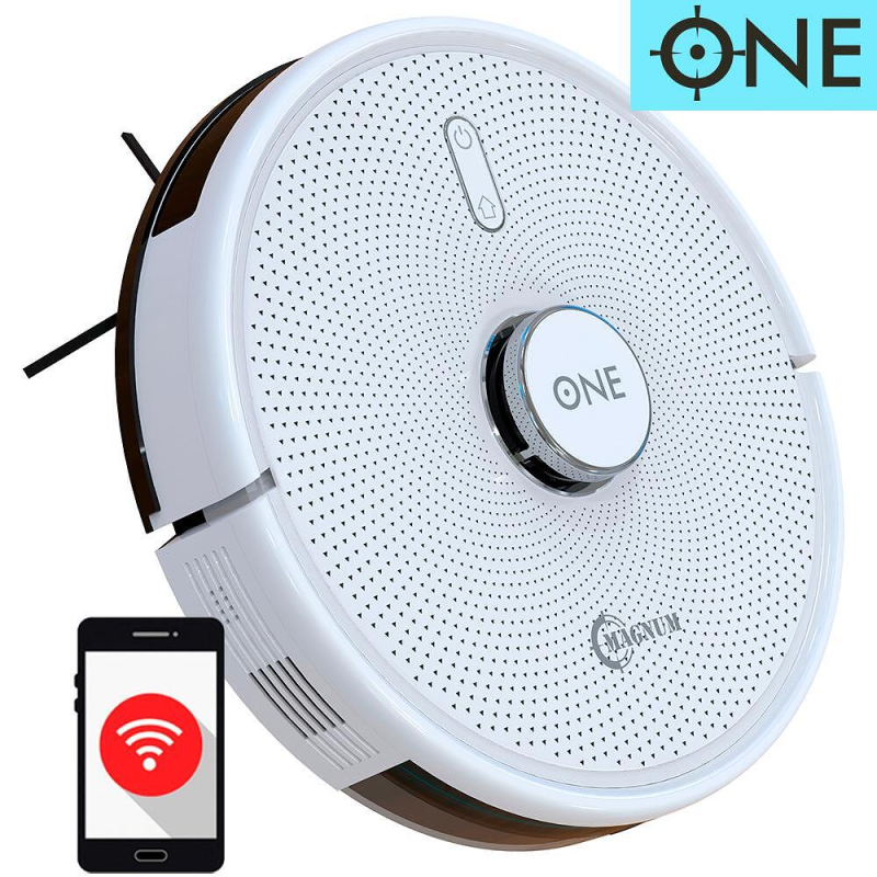 MAGNUM ONE White - Прахосмукачка робот с БГ приложение (бял)