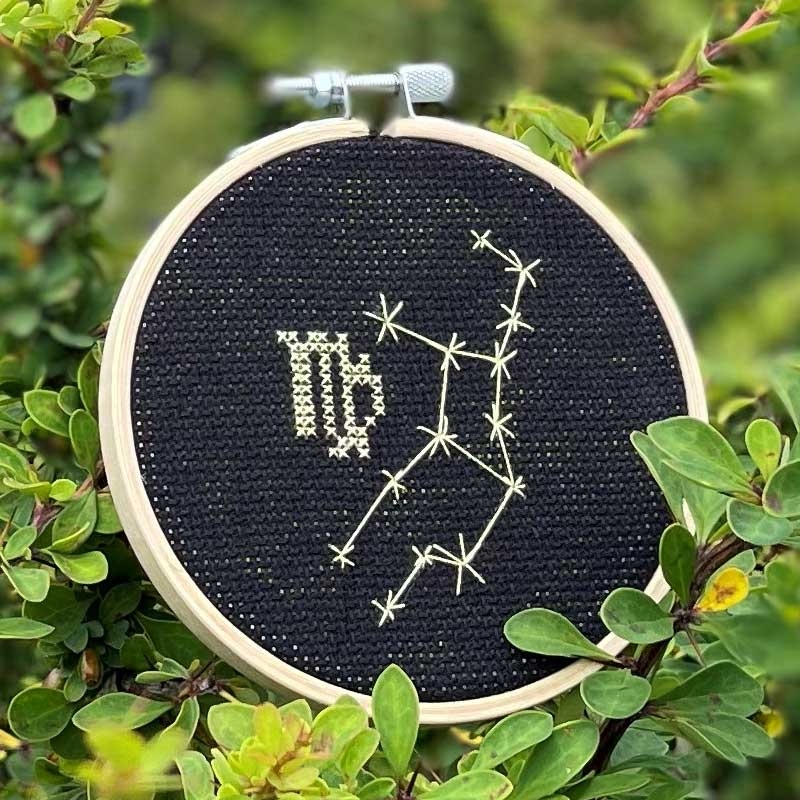 Ръчно изработен медальон със зодиакалния знак на Дева