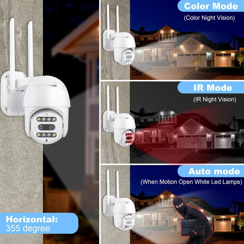 Външна Wi Fi камера с две лещи и оптичен zoom IP66