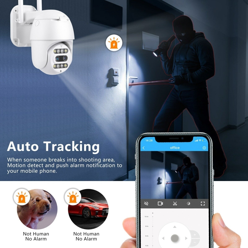 Външна Wi Fi камера с две лещи и оптичен zoom IP66