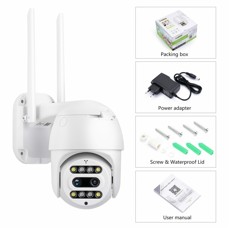 Външна Wi Fi камера с две лещи и оптичен zoom IP66