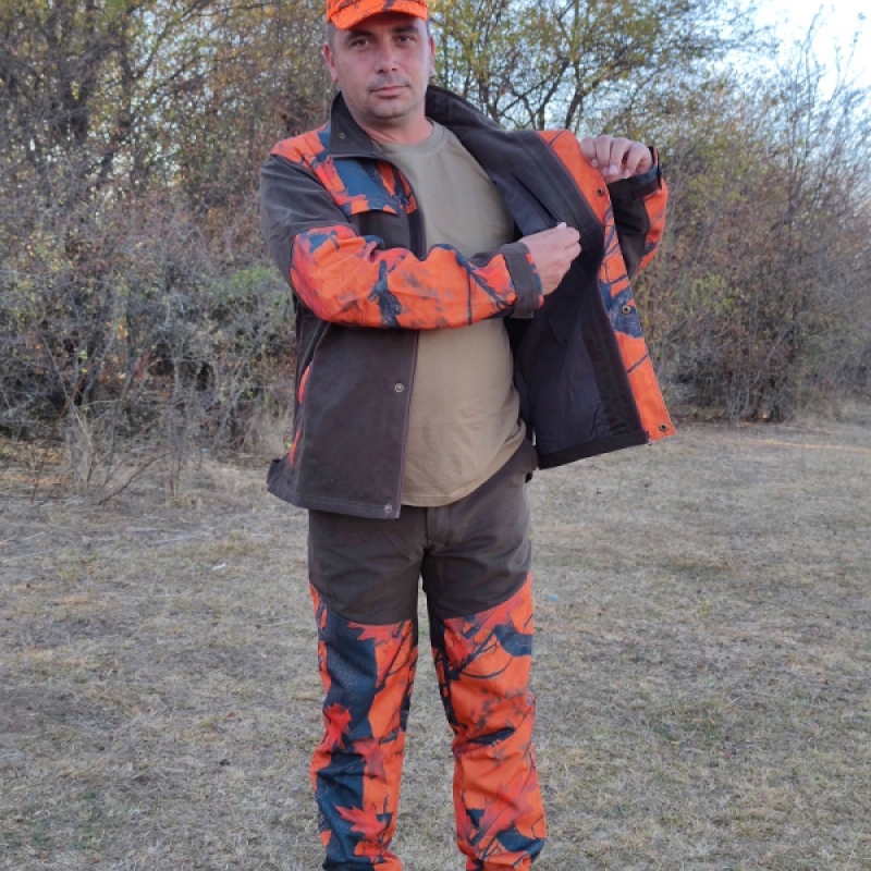 Яке за лов от памук и кордура