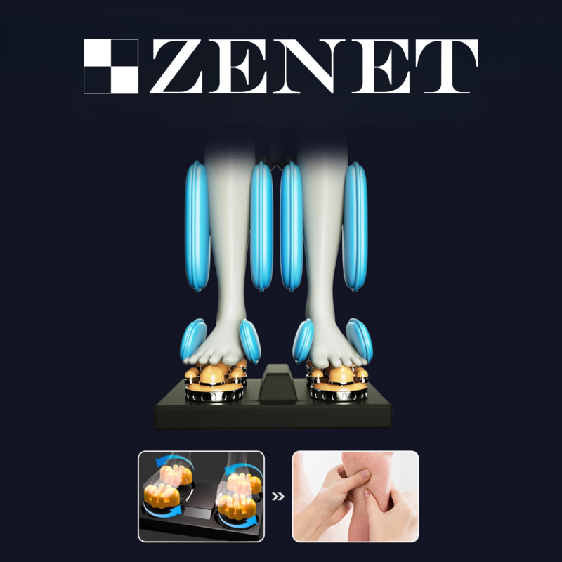 Масажен стол с 4D масаж и нагряване ZENET 1288, масажен стол за дома