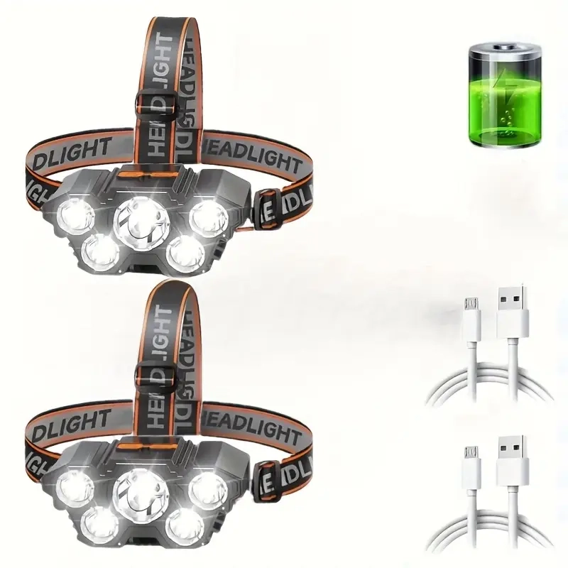 Презареждаем LED челник лампа с 5 светодиода