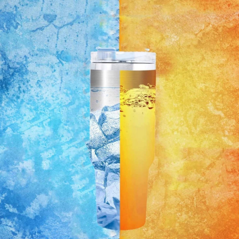 Stanley термо чаша с капак и сламка