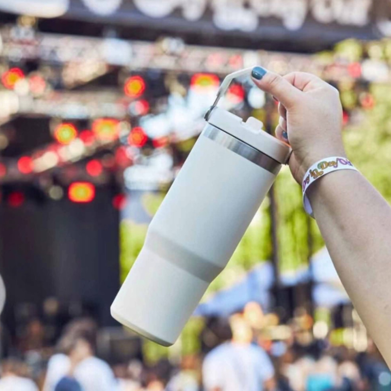 Stanley термо чаша с капак и сламка