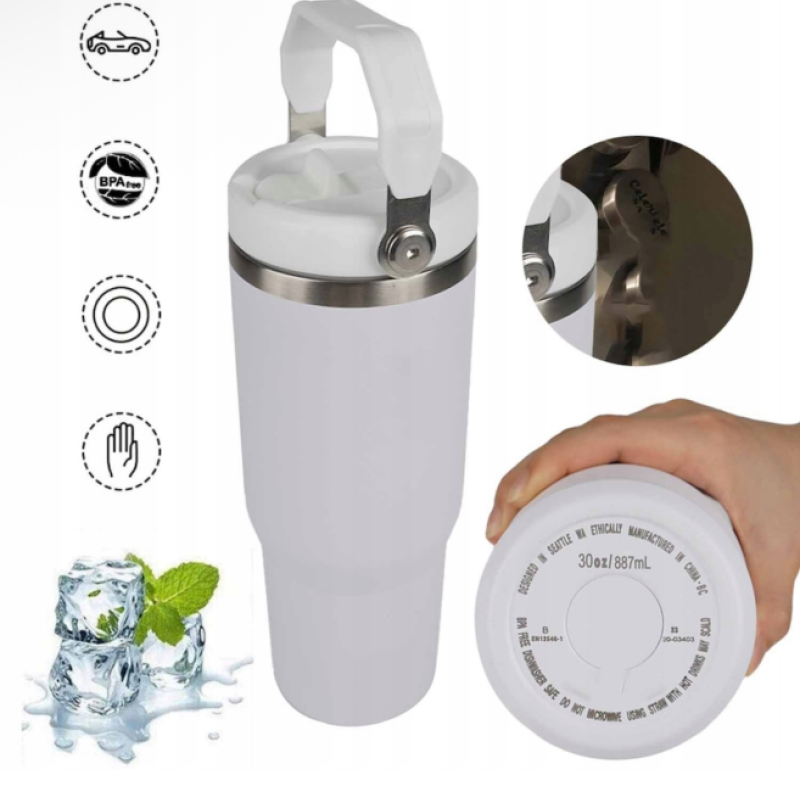 Stanley термо чаша с капак и сламка