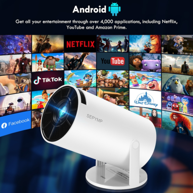 Преносим смарт видео проектор