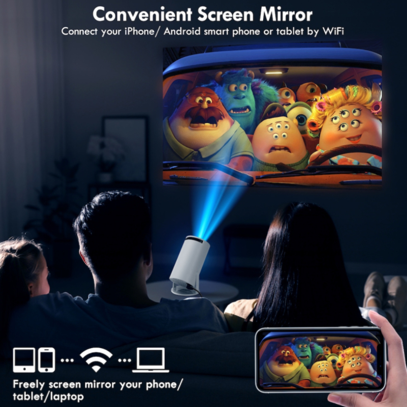 Преносим смарт видео проектор