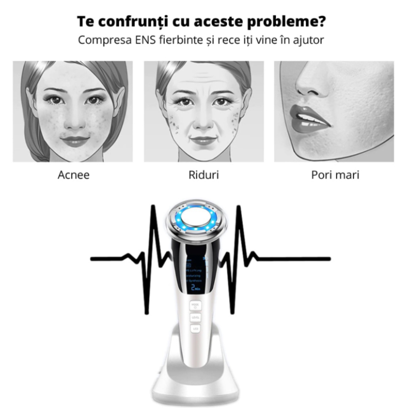 Многофункционален уред за лице 5 в 1