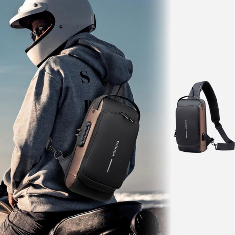 Водоустойчива чанта с USB зареждане и защита против кражба