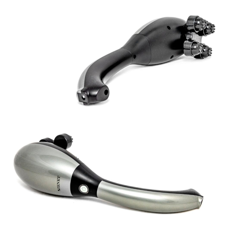 Акумулаторен масажор за тяло с 5 приставки и нагряване ZET-716