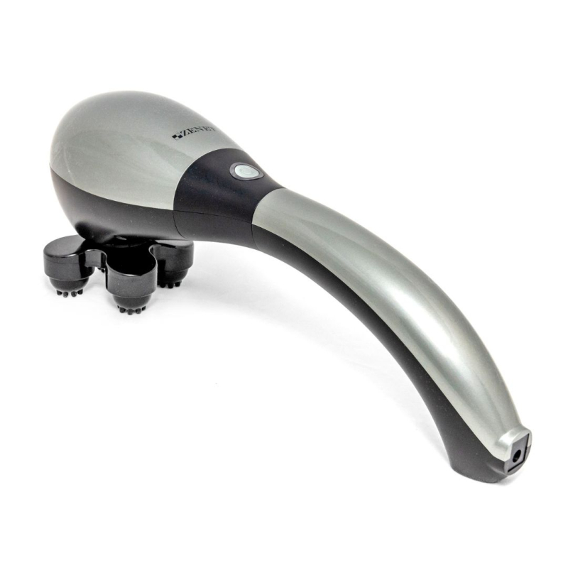 Акумулаторен масажор за тяло с 5 приставки и нагряване ZET-716