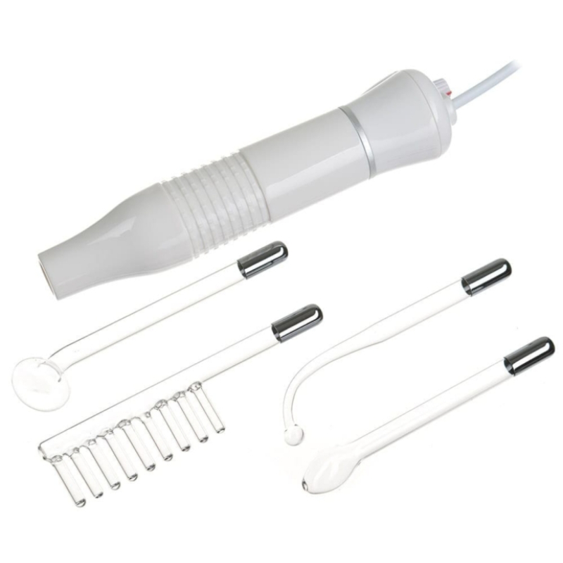 Дарсонвал апарат за грижа за лице BS, BI-094, 4 електрода, 30W, бял